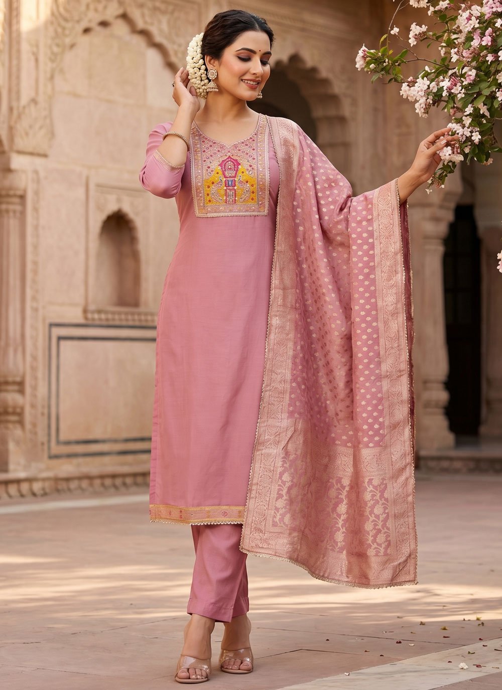 Simple Straight Salwar Suit